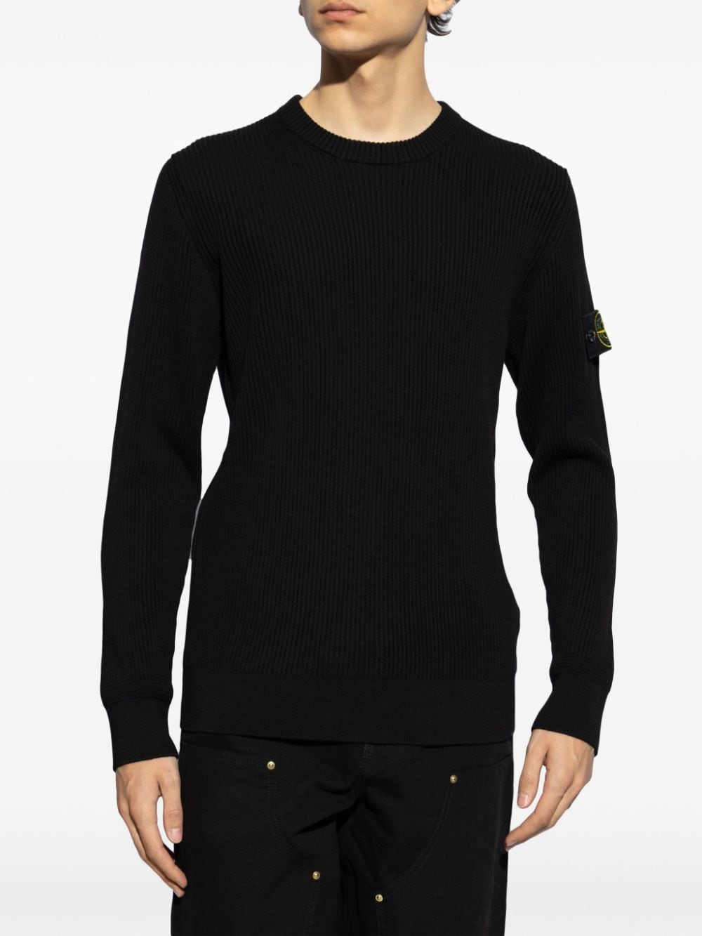 Stone Island-OUTLET-SALE-Sweatshirts SCHWARZ-ARCHIVIST