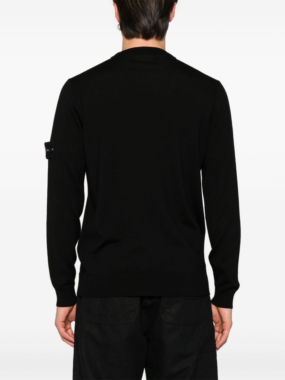 Stone Island-OUTLET-SALE-Sweatshirts SCHWARZ-ARCHIVIST