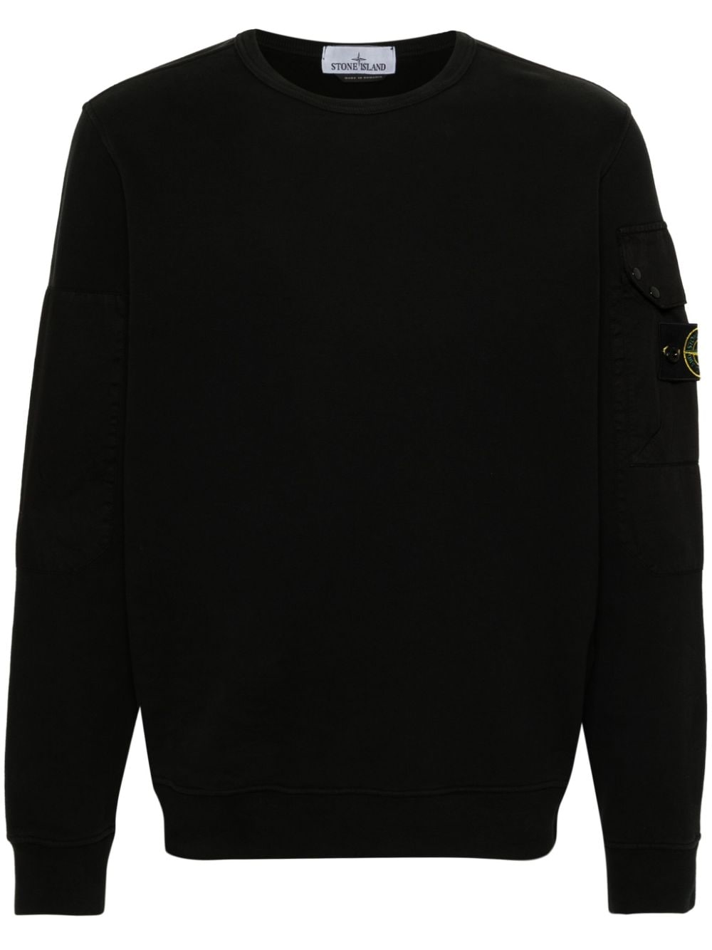 Stone Island-OUTLET-SALE-Sweatshirts SCHWARZ-ARCHIVIST