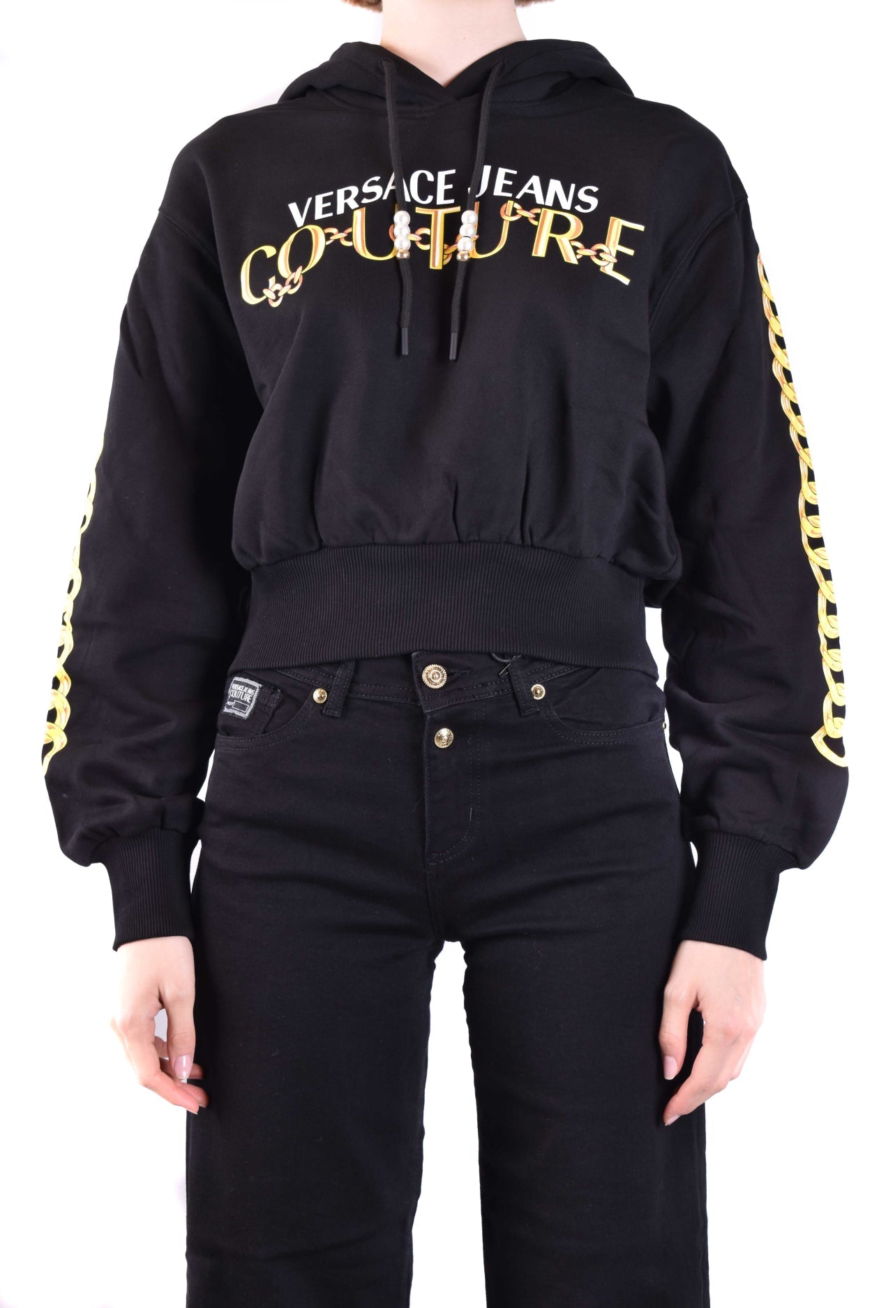 VERSACE JEANS COUTURE-OUTLET-SALE-Sweatshirts SCHWARZ-ARCHIVIST