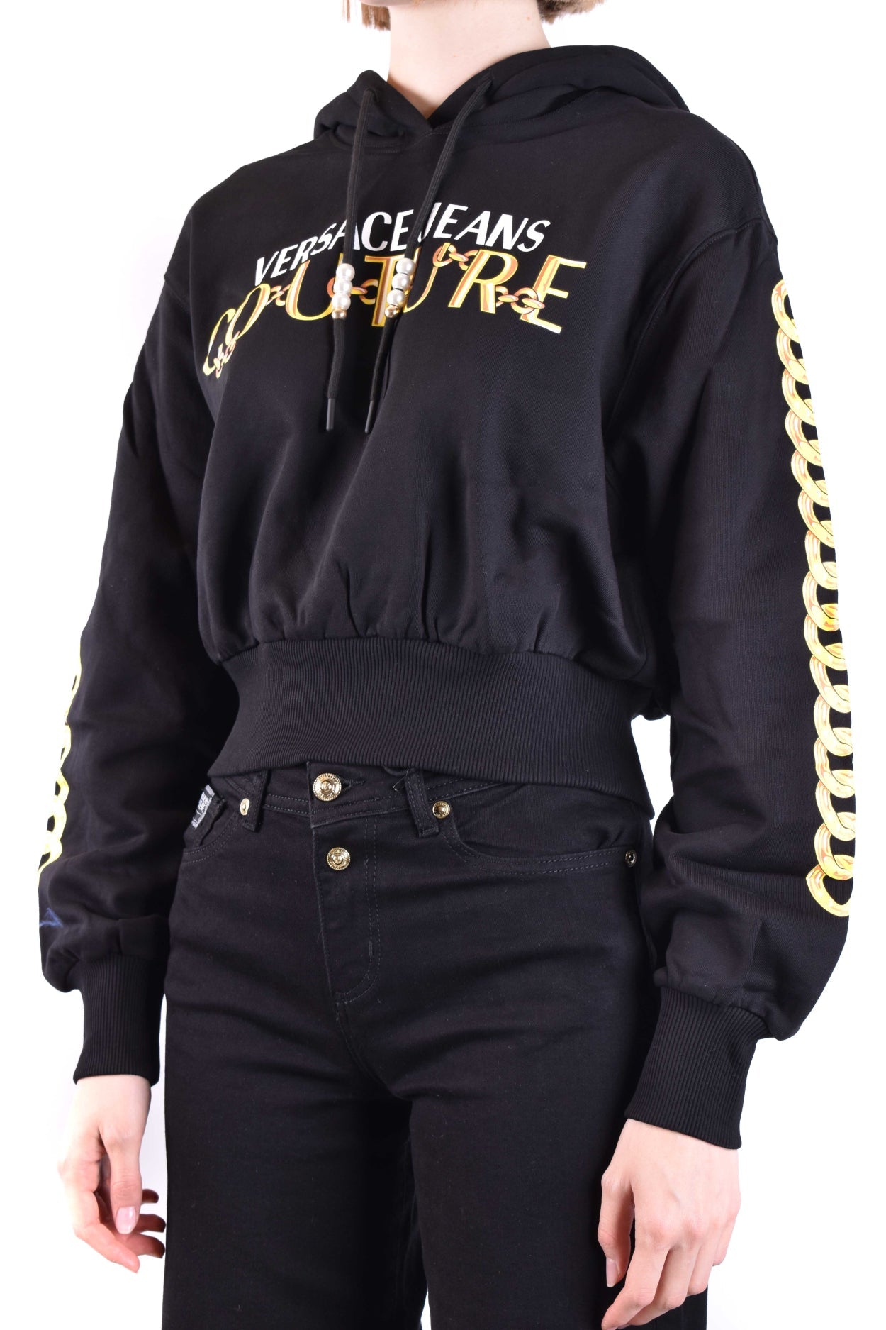 VERSACE JEANS COUTURE-OUTLET-SALE-Sweatshirts SCHWARZ-ARCHIVIST