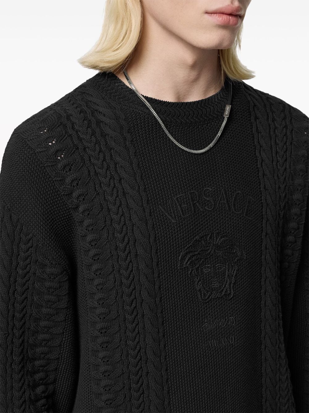 Versace-OUTLET-SALE-Sweatshirts SCHWARZ-ARCHIVIST