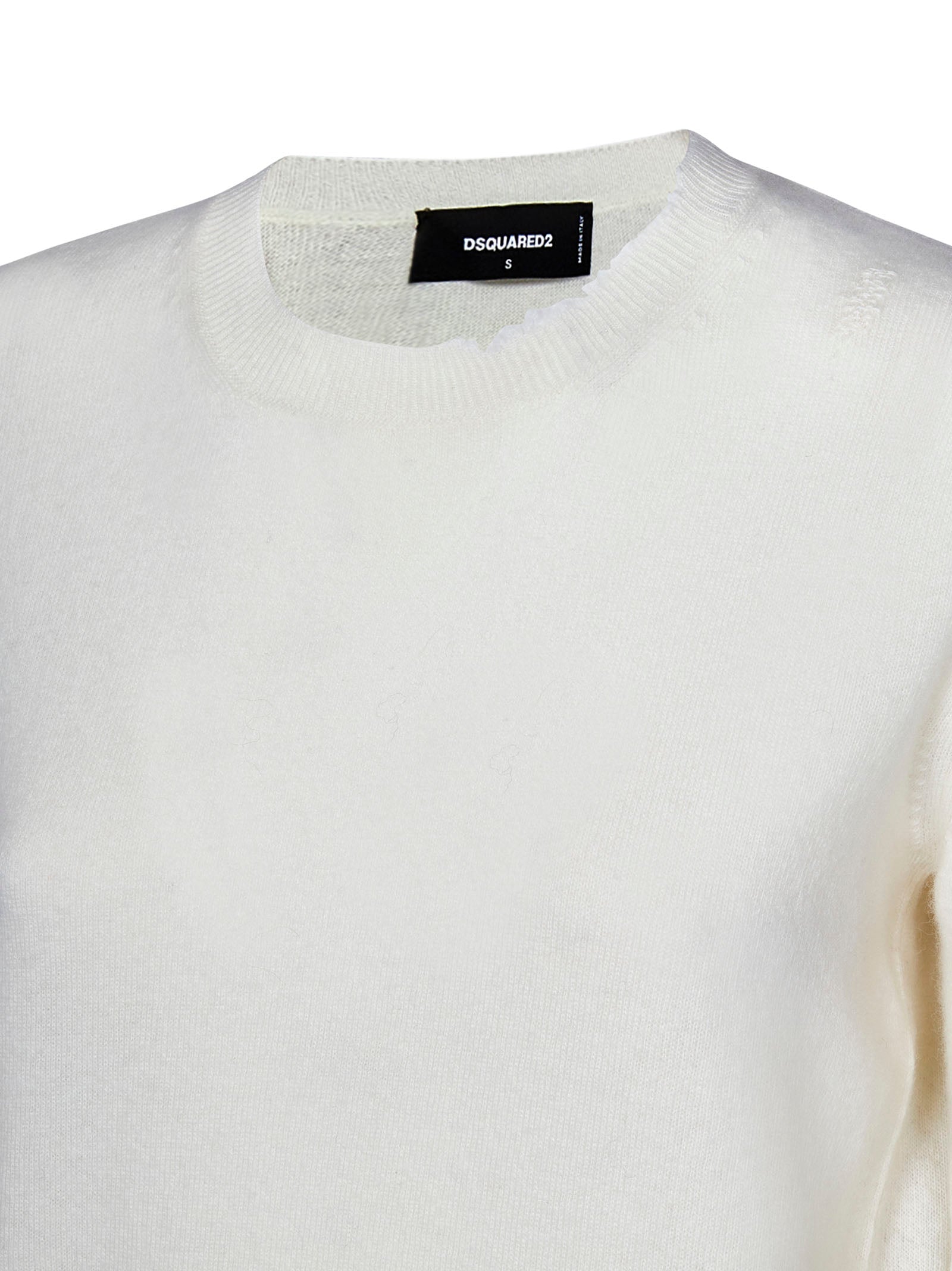 DSQUARED2-OUTLET-SALE-Sweatshirts WEISS-ARCHIVIST