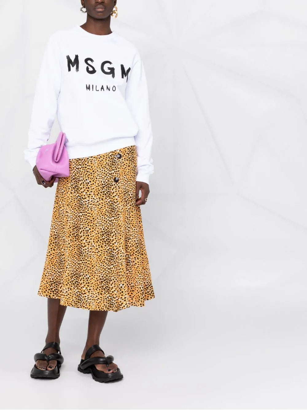 MSGM-OUTLET-SALE-Sweatshirts WEISS-ARCHIVIST