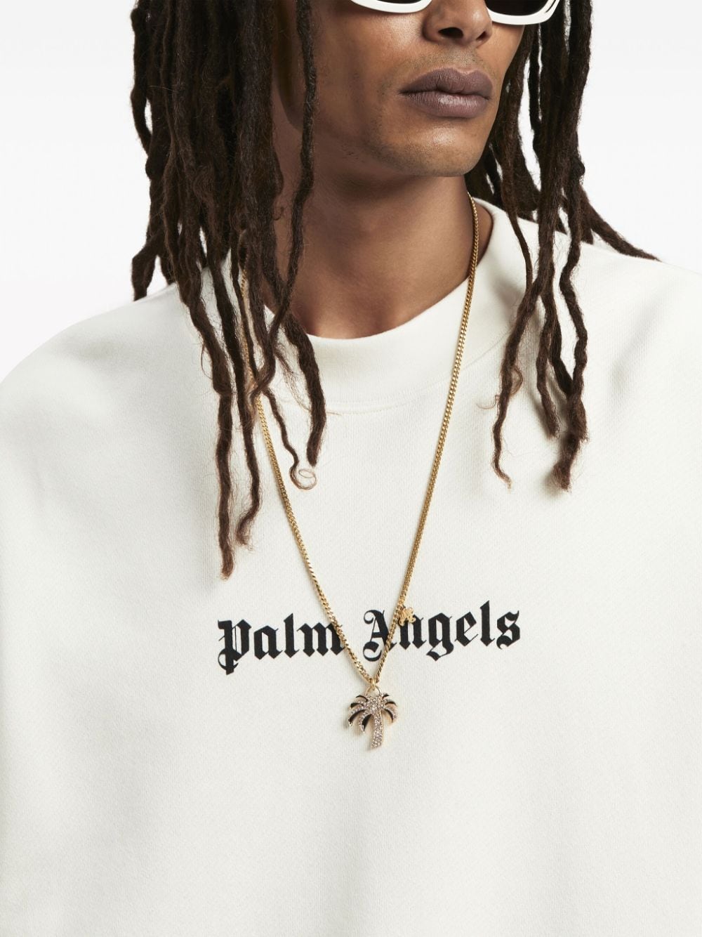 Palm Angels-OUTLET-SALE-Sweatshirts WEISS-ARCHIVIST