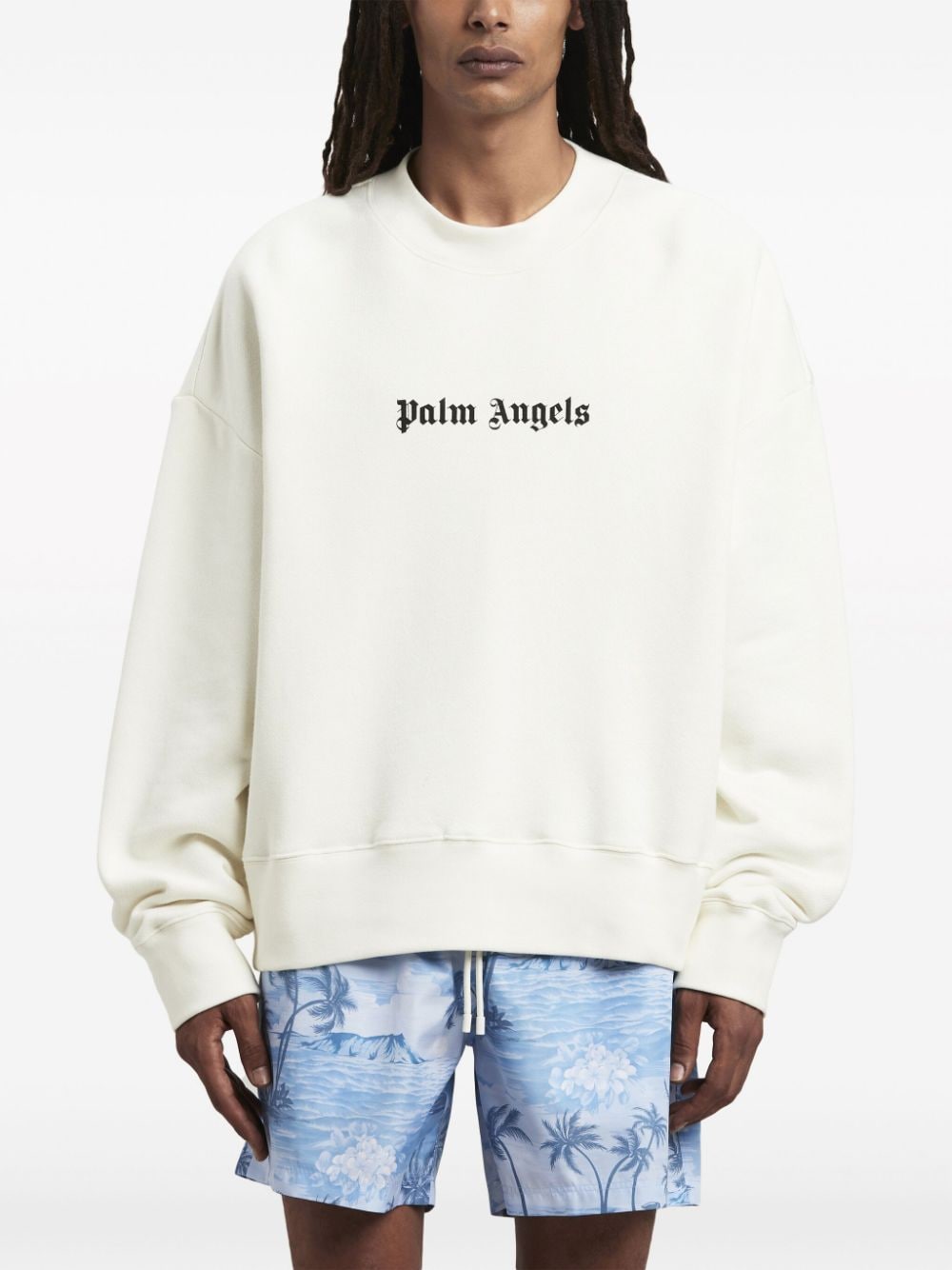 Palm Angels-OUTLET-SALE-Sweatshirts WEISS-ARCHIVIST