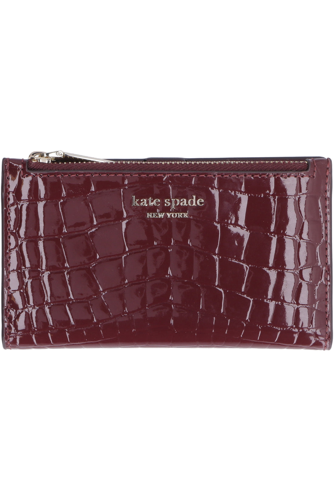 Kate Spade New York-OUTLET-SALE-Sylvia logo leather wallet-ARCHIVIST