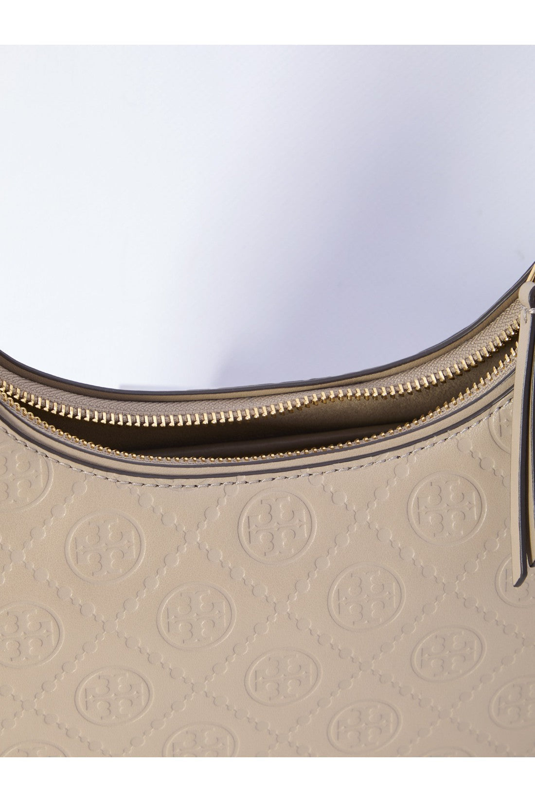 TORY BURCH-OUTLET-SALE-T Monogram Crescent bag-ARCHIVIST