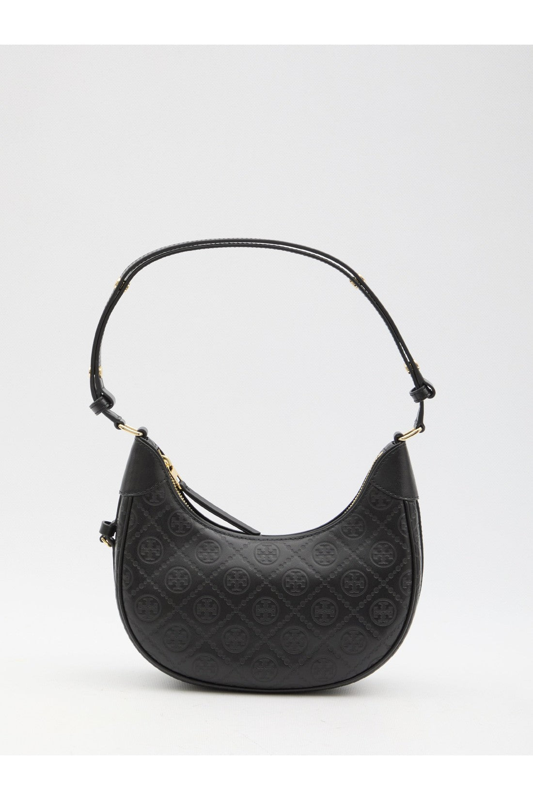 TORY BURCH-OUTLET-SALE-T Monogram Crescent bag-ARCHIVIST