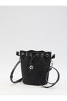 TORY BURCH-OUTLET-SALE-T Monogram Hotfix Mini Bucket bag-ARCHIVIST