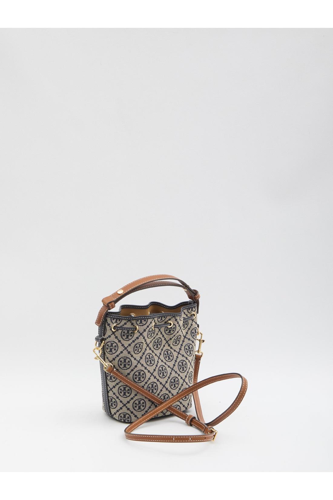 Tory Burch-OUTLET-SALE-T Monogram bucket bag mini-ARCHIVIST