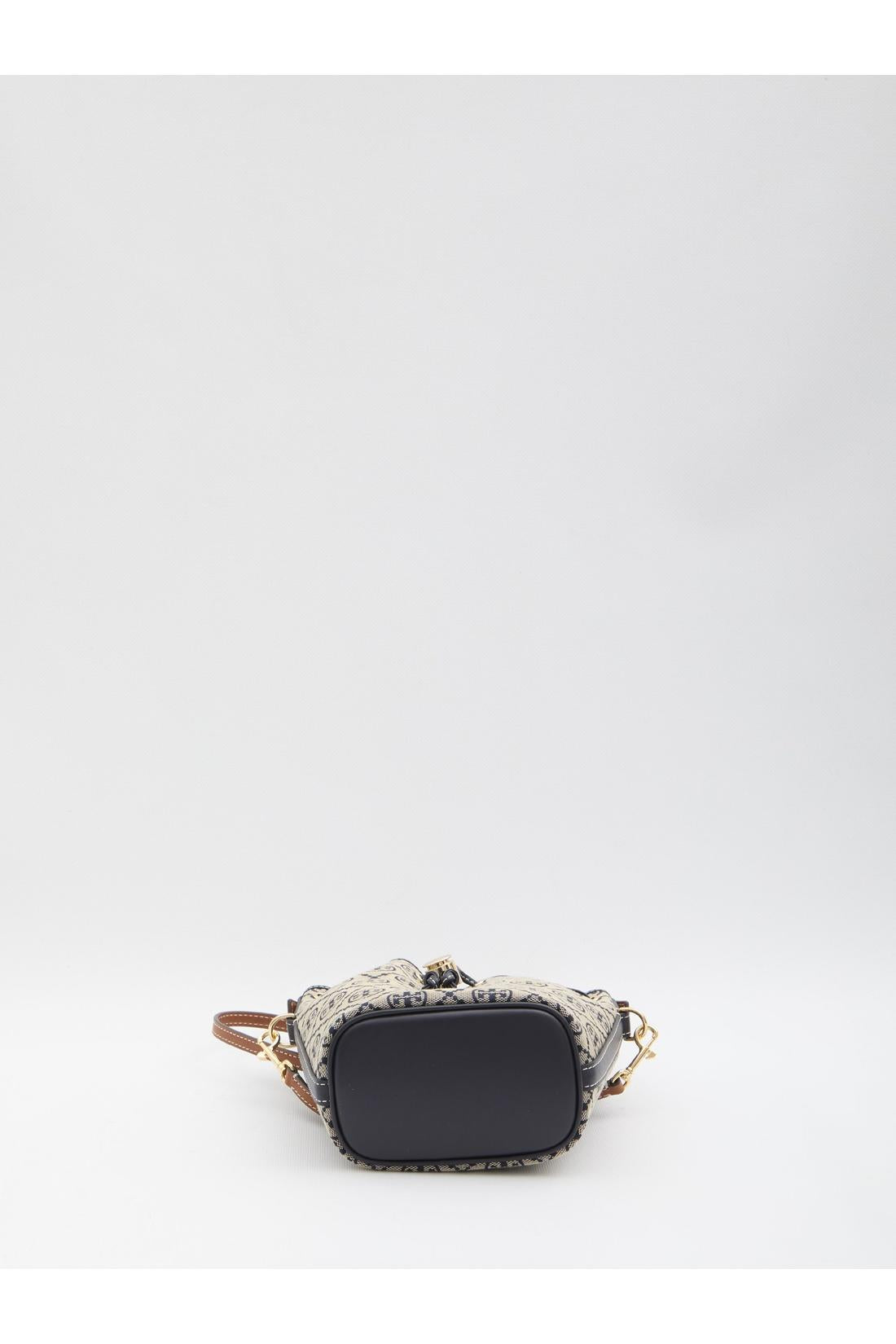 Tory Burch-OUTLET-SALE-T Monogram bucket bag mini-ARCHIVIST