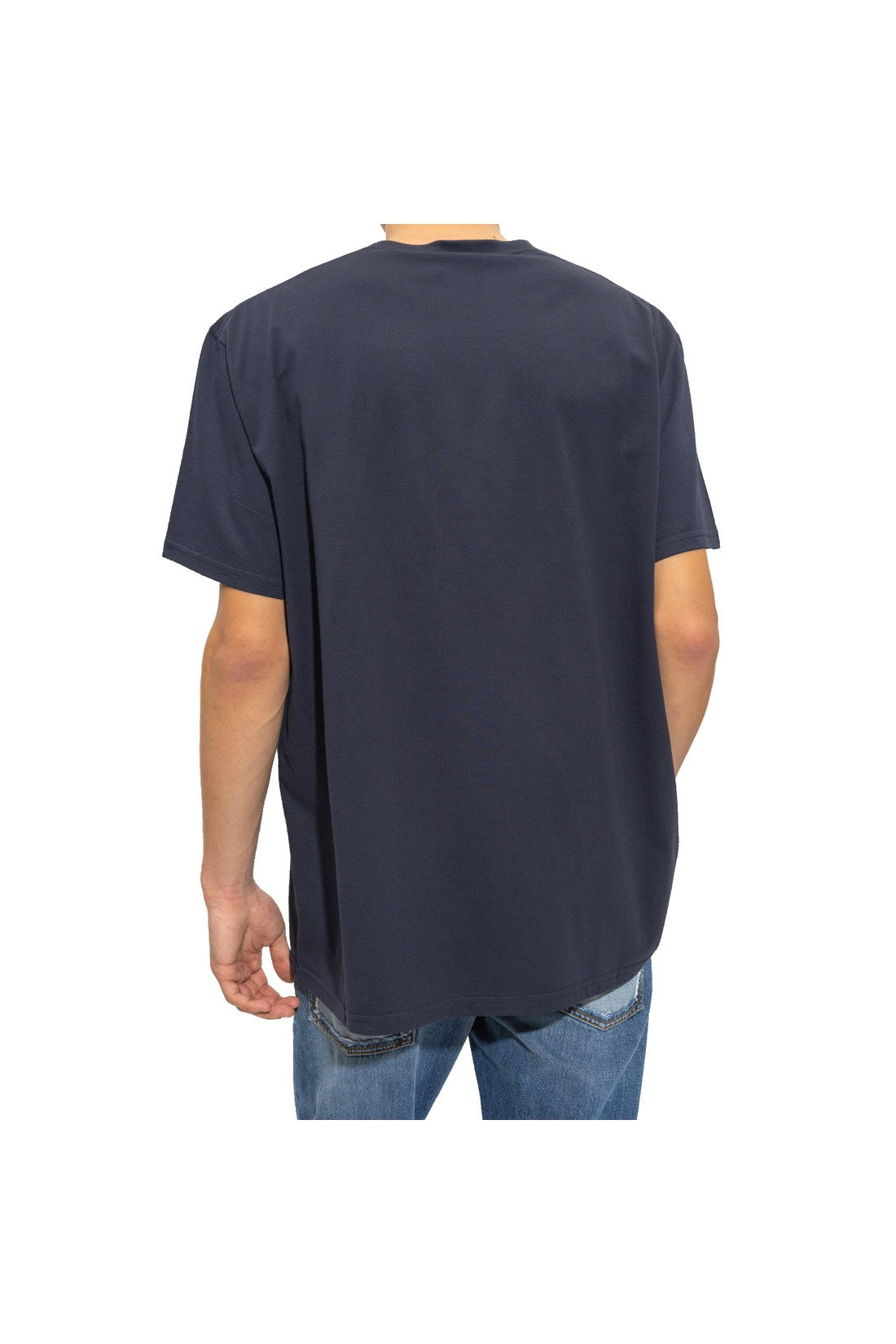 ALEXANDER MCQUEEN-OUTLET-SALE-T-Shirt Blau-ARCHIVIST