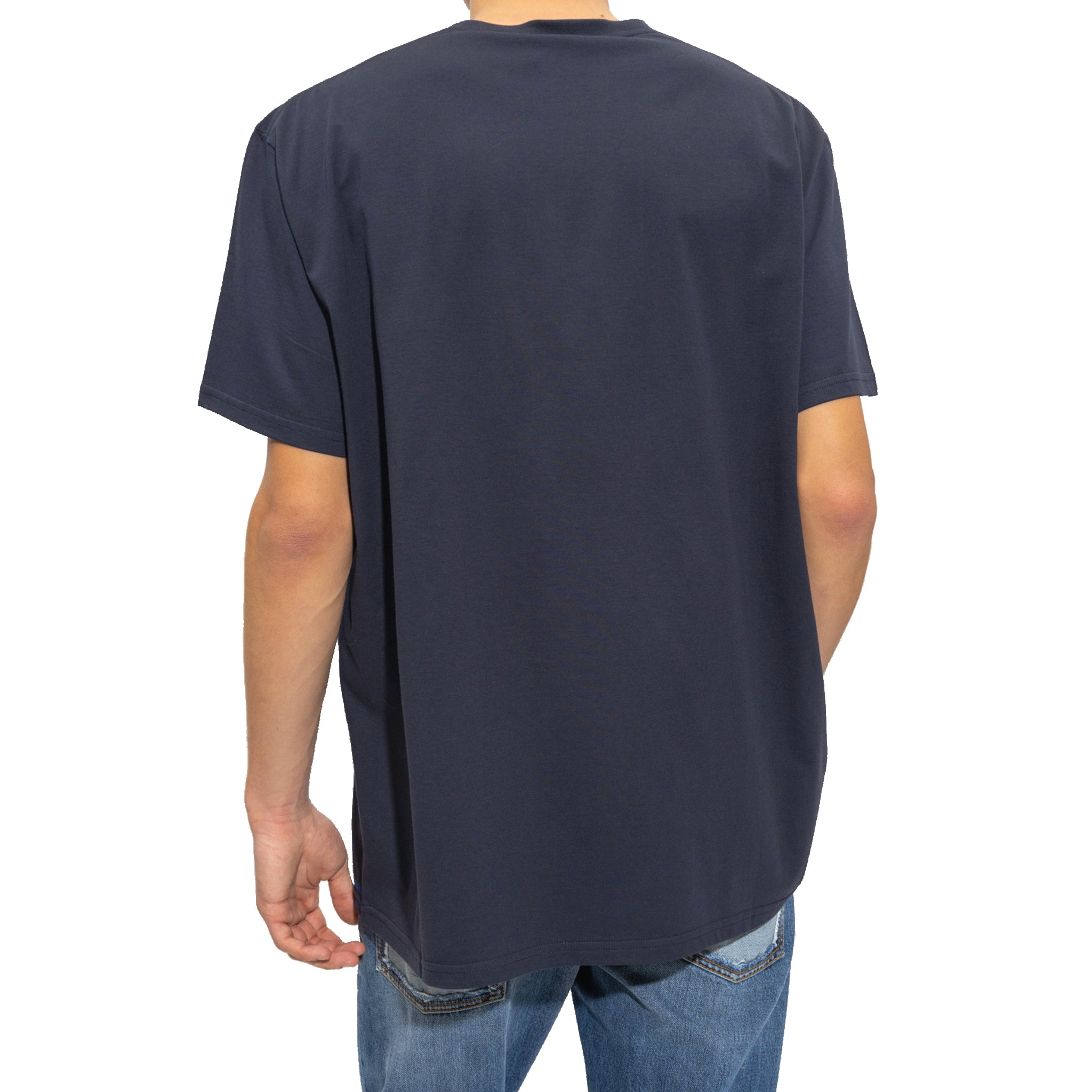 ALEXANDER MCQUEEN-OUTLET-SALE-T-Shirt Blau-ARCHIVIST