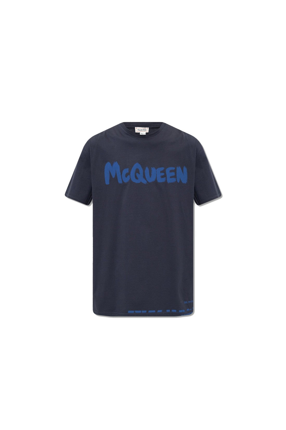 ALEXANDER MCQUEEN-OUTLET-SALE-T-Shirt Blau-ARCHIVIST