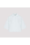 BOTTEGA VENETA-OUTLET-SALE-T-Shirt Blau-ARCHIVIST