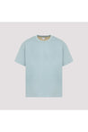 BOTTEGA VENETA-OUTLET-SALE-T-Shirt Blau-ARCHIVIST