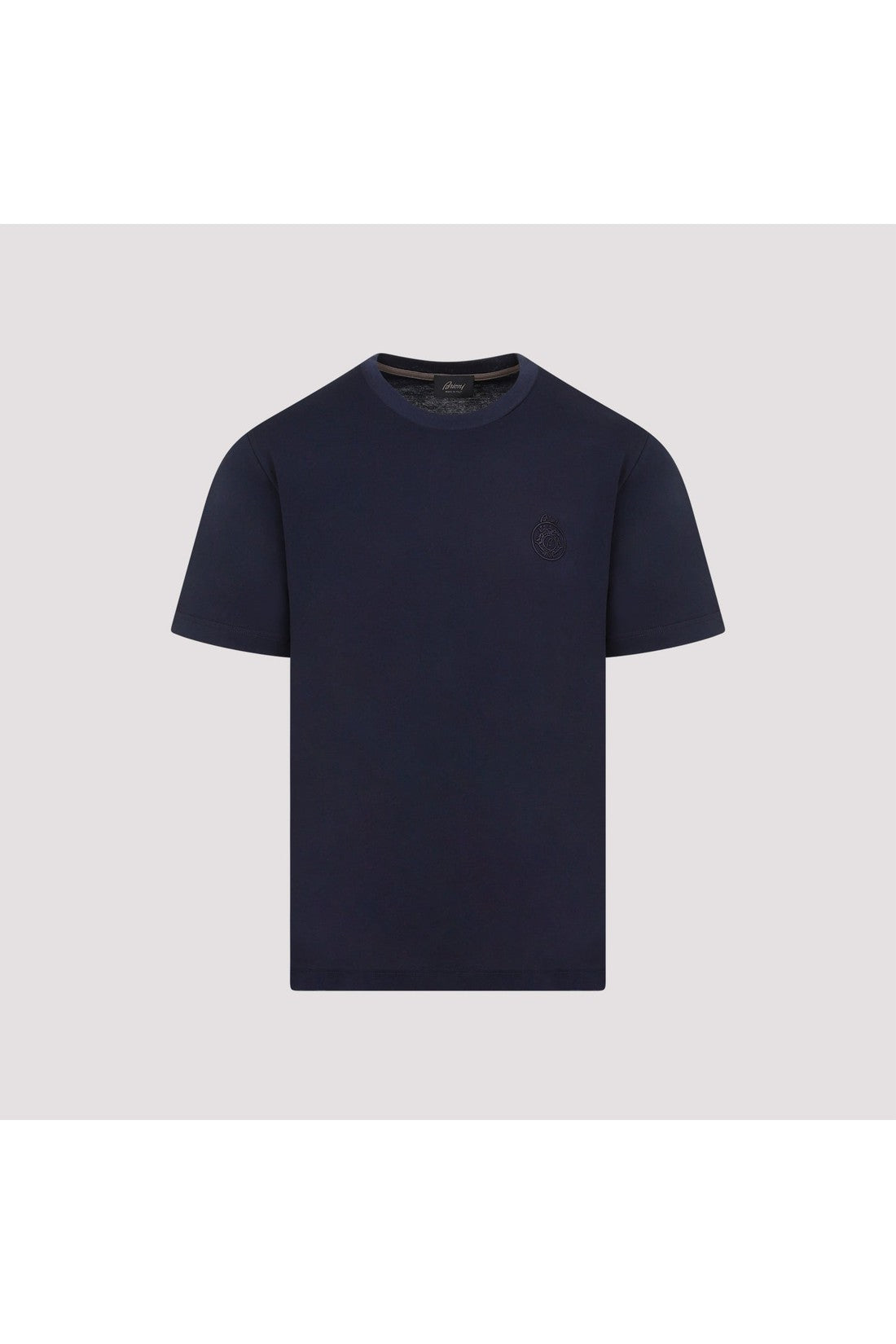 BRIONI-OUTLET-SALE-T-Shirt Blau-ARCHIVIST