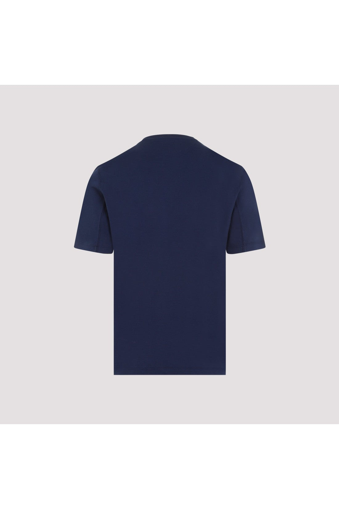 BRUNELLO CUCINELLI-OUTLET-SALE-T-Shirt Blau-ARCHIVIST