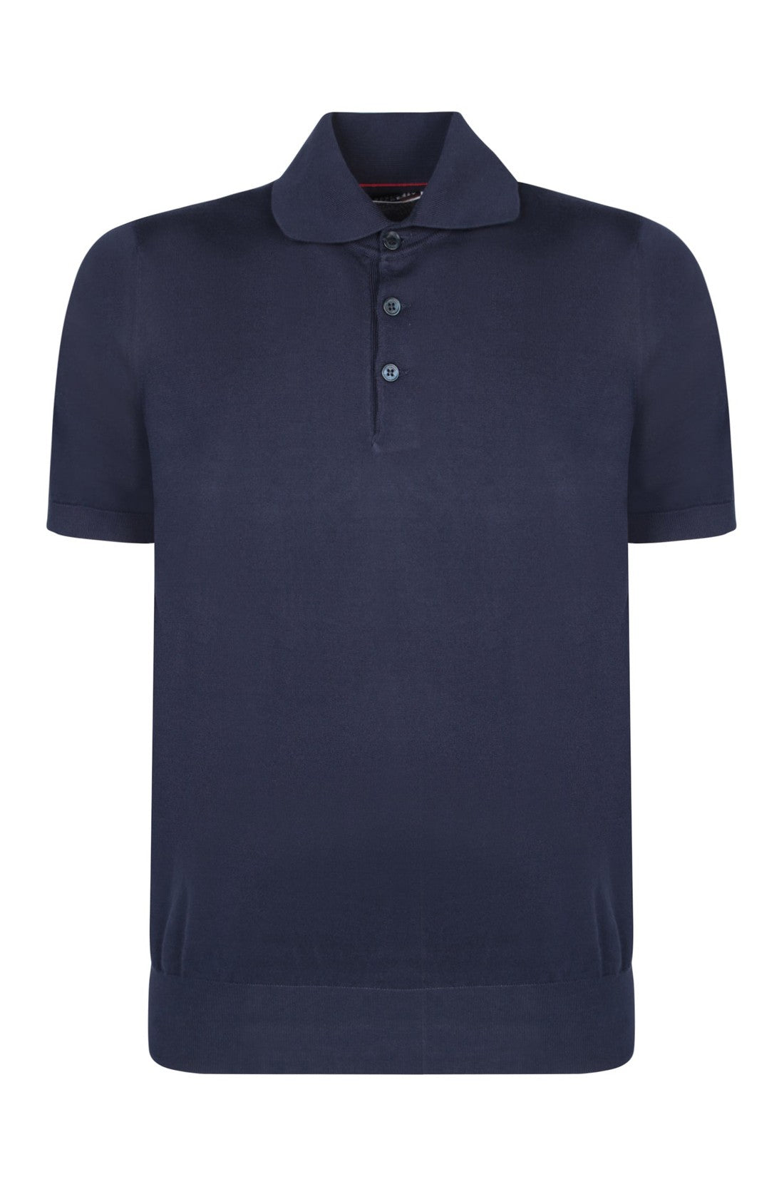 BRUNELLO CUCINELLI-OUTLET-SALE-T-Shirt Blau-ARCHIVIST