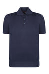 BRUNELLO CUCINELLI-OUTLET-SALE-T-Shirt Blau-ARCHIVIST