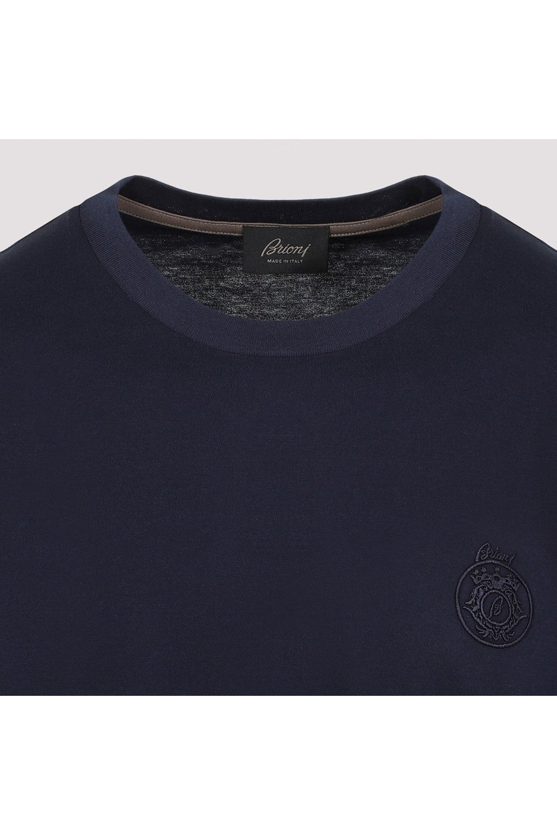 Brioni-OUTLET-SALE-T-Shirt Blau-ARCHIVIST