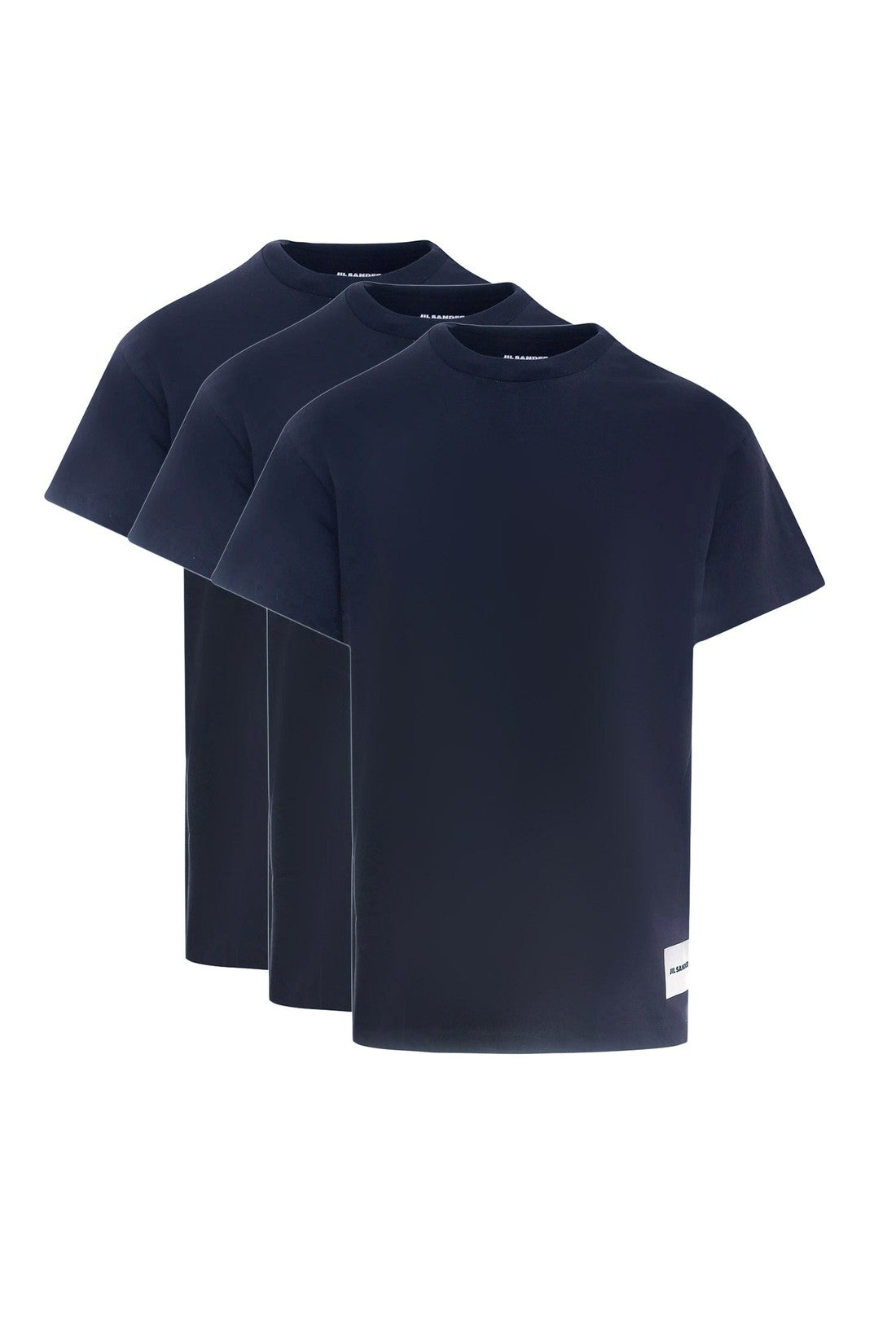 JIL SANDER-OUTLET-SALE-T-Shirt Blau-ARCHIVIST