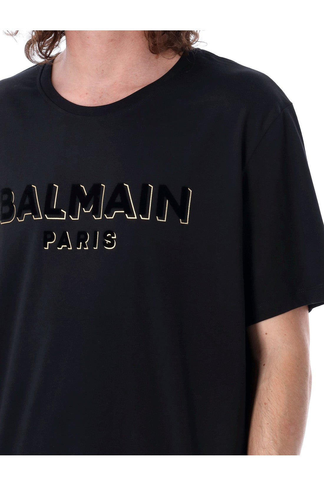 BALMAIN-OUTLET-SALE-T-Shirt Gold-ARCHIVIST