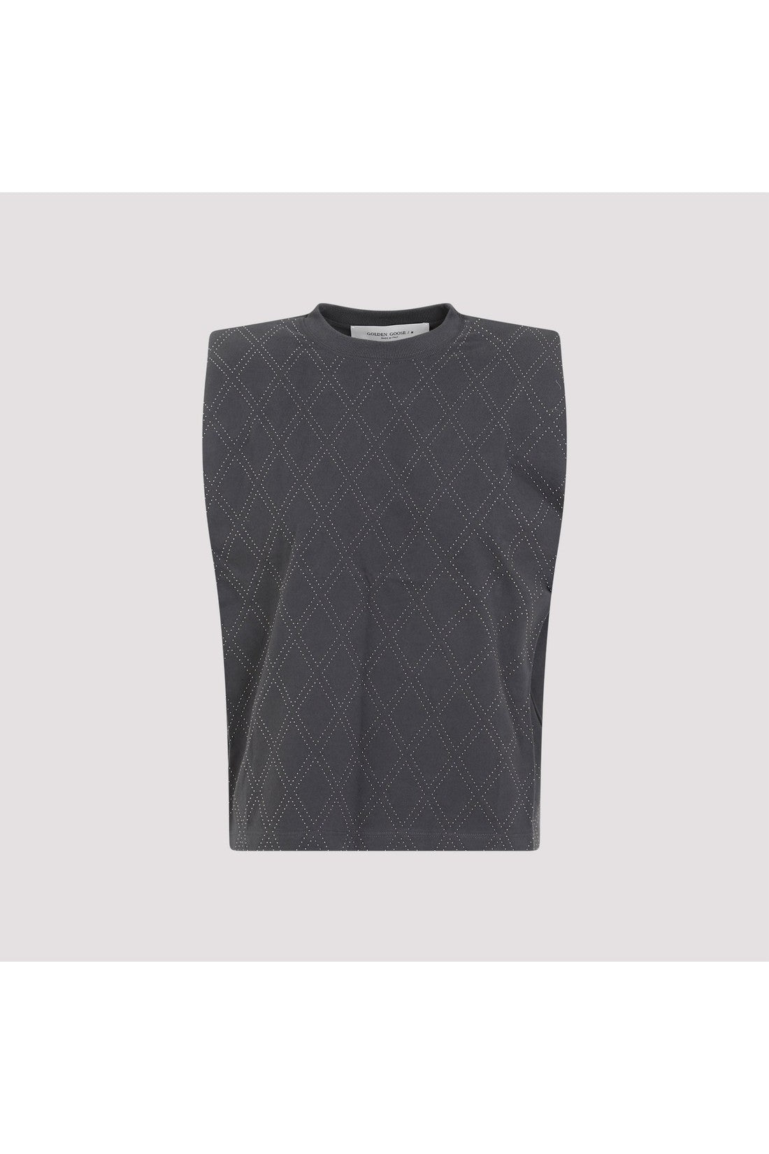 Golden Goose-OUTLET-SALE-T-Shirt Grau-ARCHIVIST