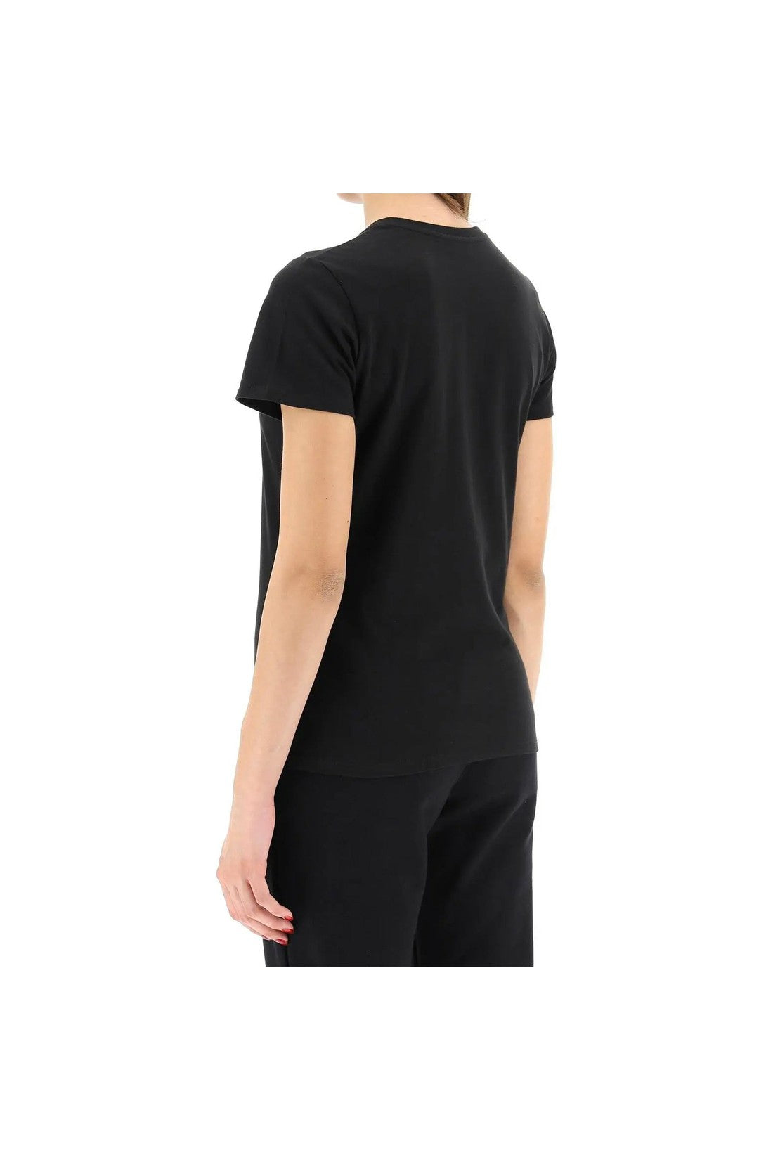 ALEXANDER MCQUEEN-OUTLET-SALE-T-Shirt Schwarz-ARCHIVIST