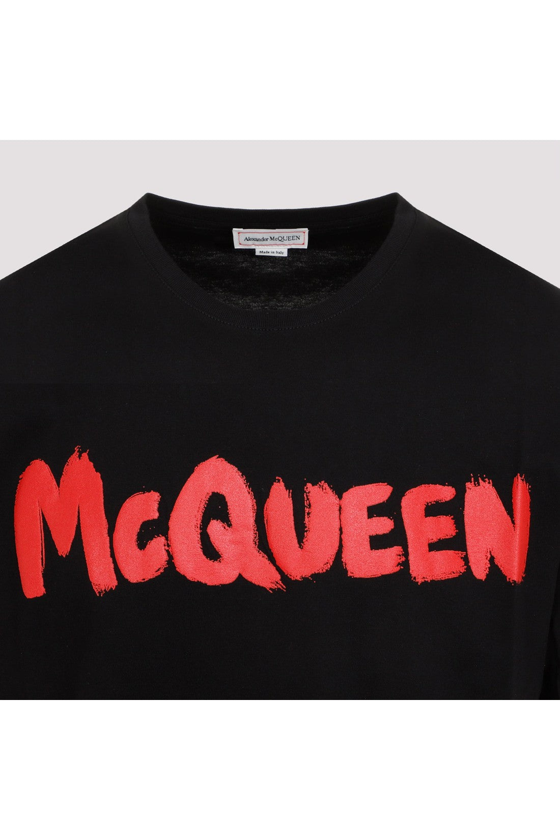 ALEXANDER MCQUEEN-OUTLET-SALE-T-Shirt Schwarz-ARCHIVIST