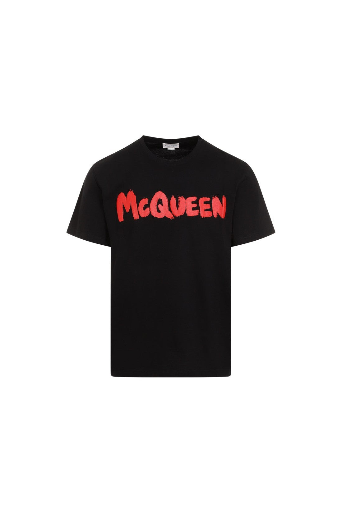 ALEXANDER MCQUEEN-OUTLET-SALE-T-Shirt Schwarz-ARCHIVIST