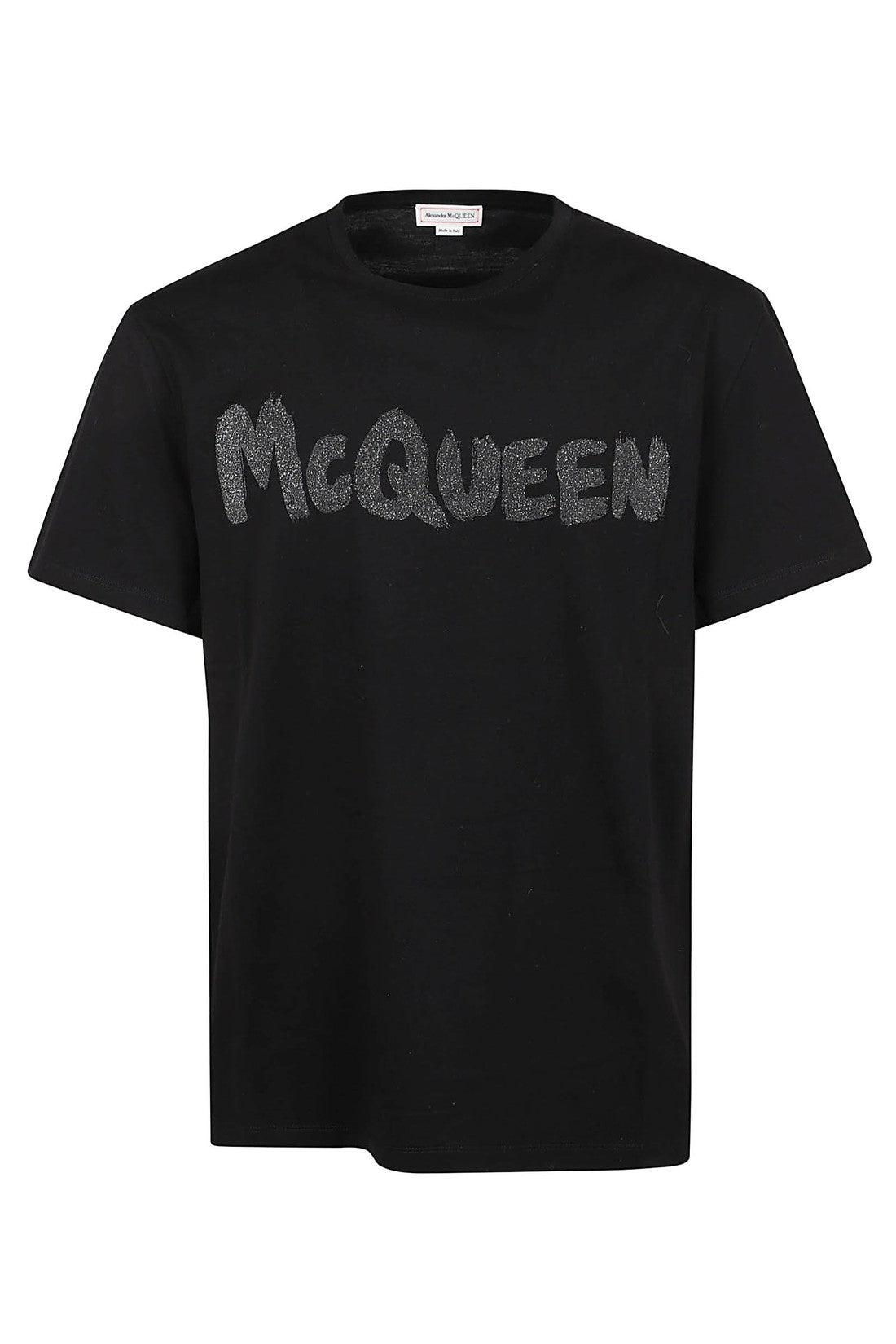 ALEXANDER MCQUEEN-OUTLET-SALE-T-Shirt Schwarz-ARCHIVIST