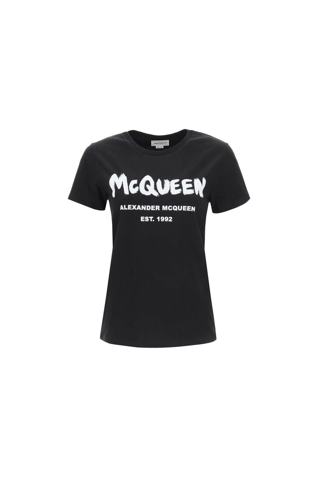 ALEXANDER MCQUEEN-OUTLET-SALE-T-Shirt Schwarz-ARCHIVIST