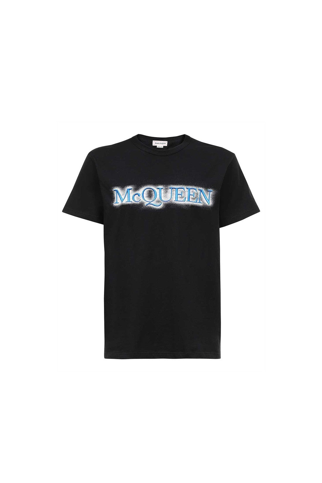 ALEXANDER MCQUEEN-OUTLET-SALE-T-Shirt Schwarz-ARCHIVIST