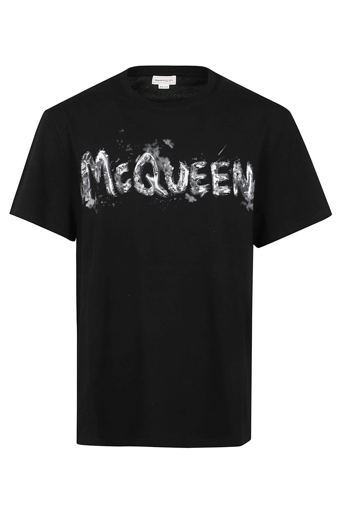 ALEXANDER MCQUEEN-OUTLET-SALE-T-Shirt Schwarz-ARCHIVIST