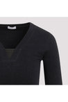 BRUNELLO CUCINELLI-OUTLET-SALE-T-Shirt Schwarz-ARCHIVIST