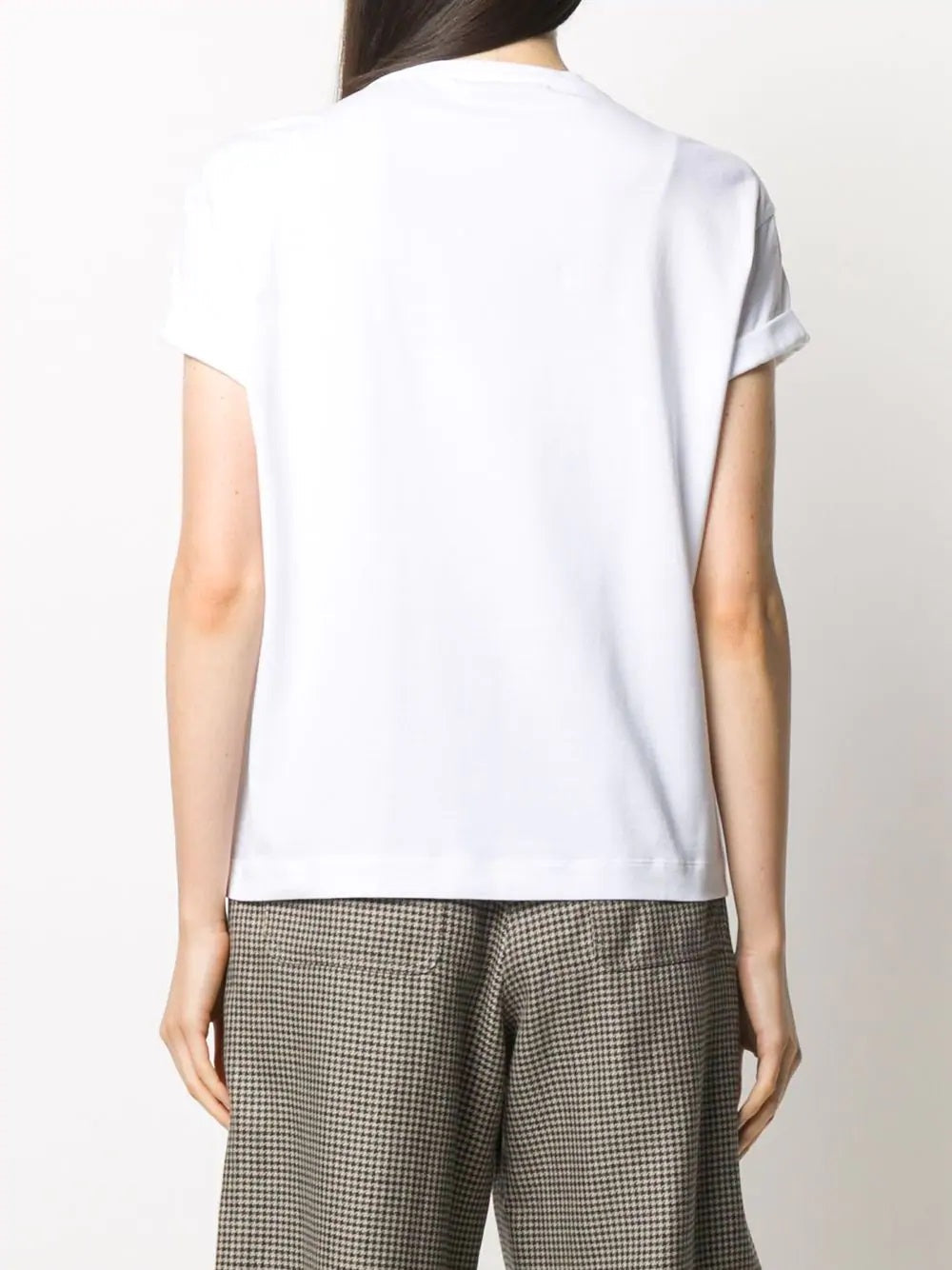 BRUNELLO CUCINELLI-OUTLET-SALE-T-Shirt Weiss-ARCHIVIST