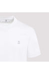 BRUNELLO CUCINELLI-OUTLET-SALE-T-Shirt Weiss-ARCHIVIST