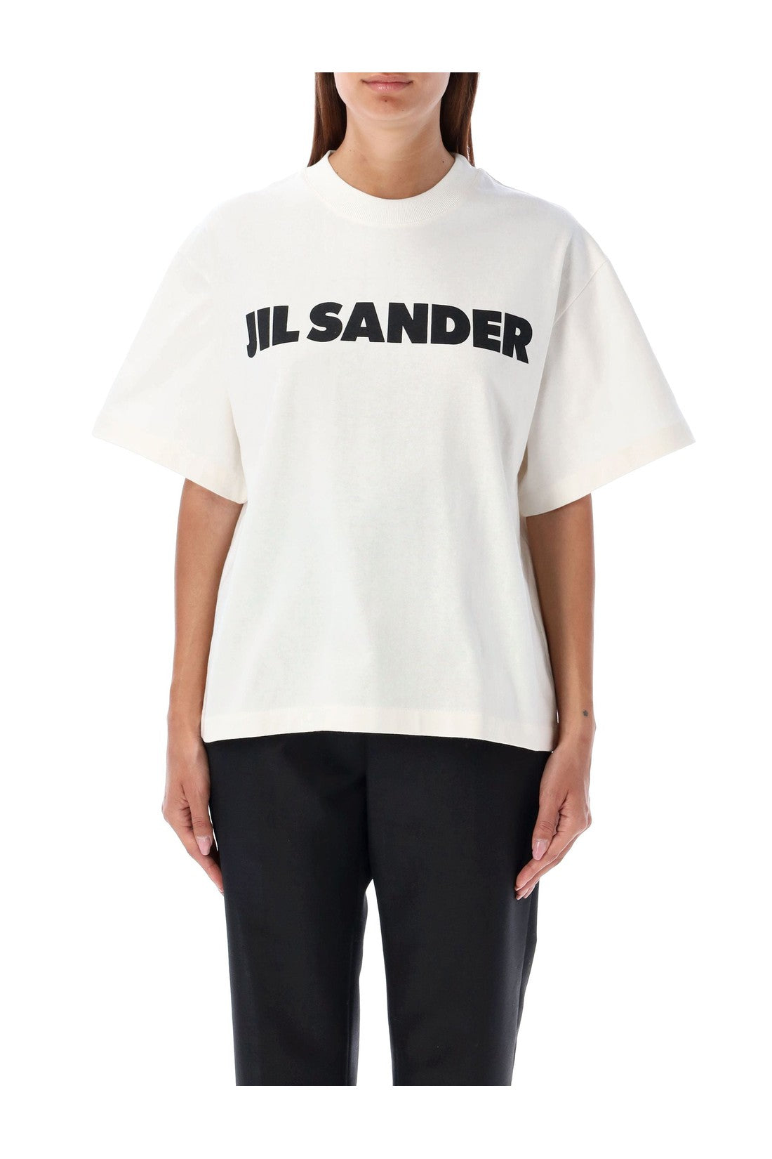 Jil Sander-OUTLET-SALE-T-Shirt Weiss-ARCHIVIST