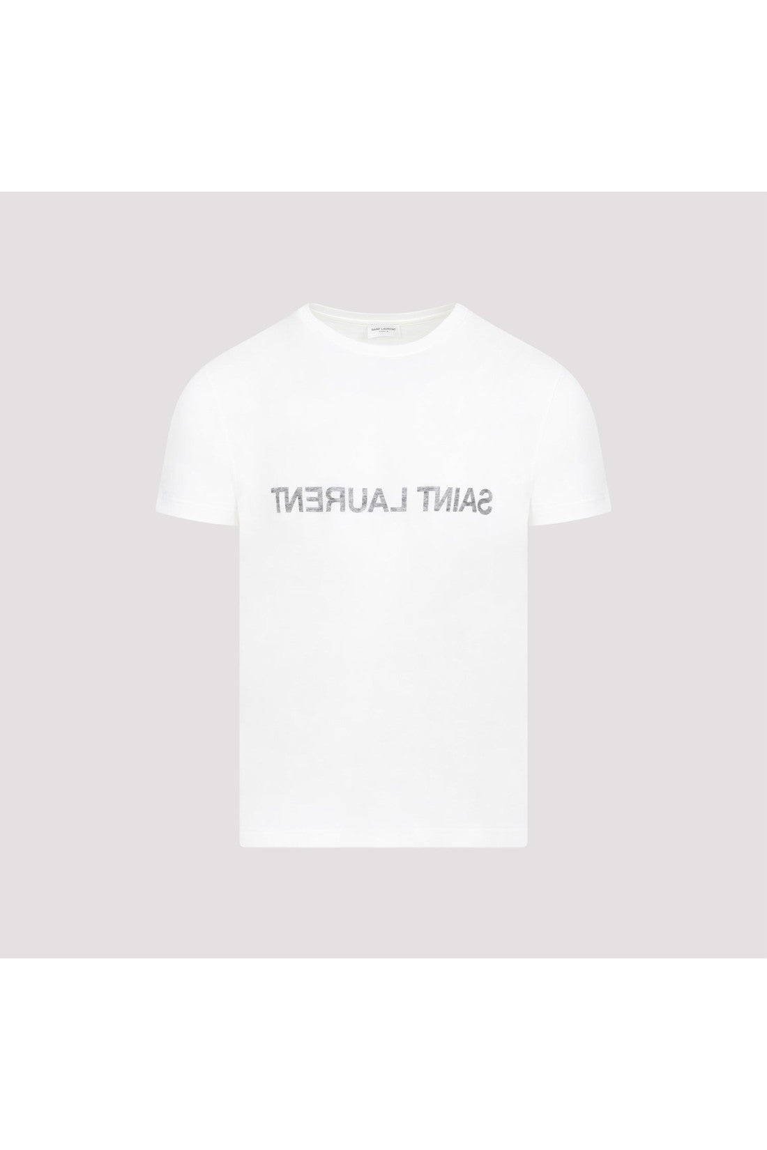 SAINT LAURENT-OUTLET-SALE-T-Shirt Weiss-ARCHIVIST