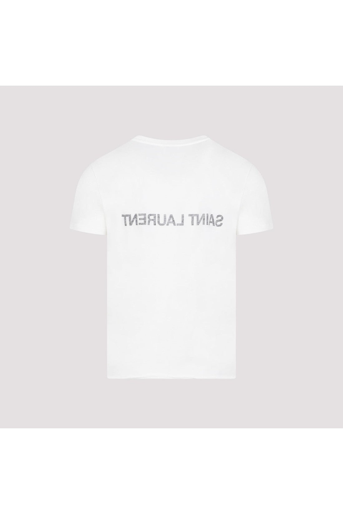 SAINT LAURENT-OUTLET-SALE-T-Shirt Weiss-ARCHIVIST