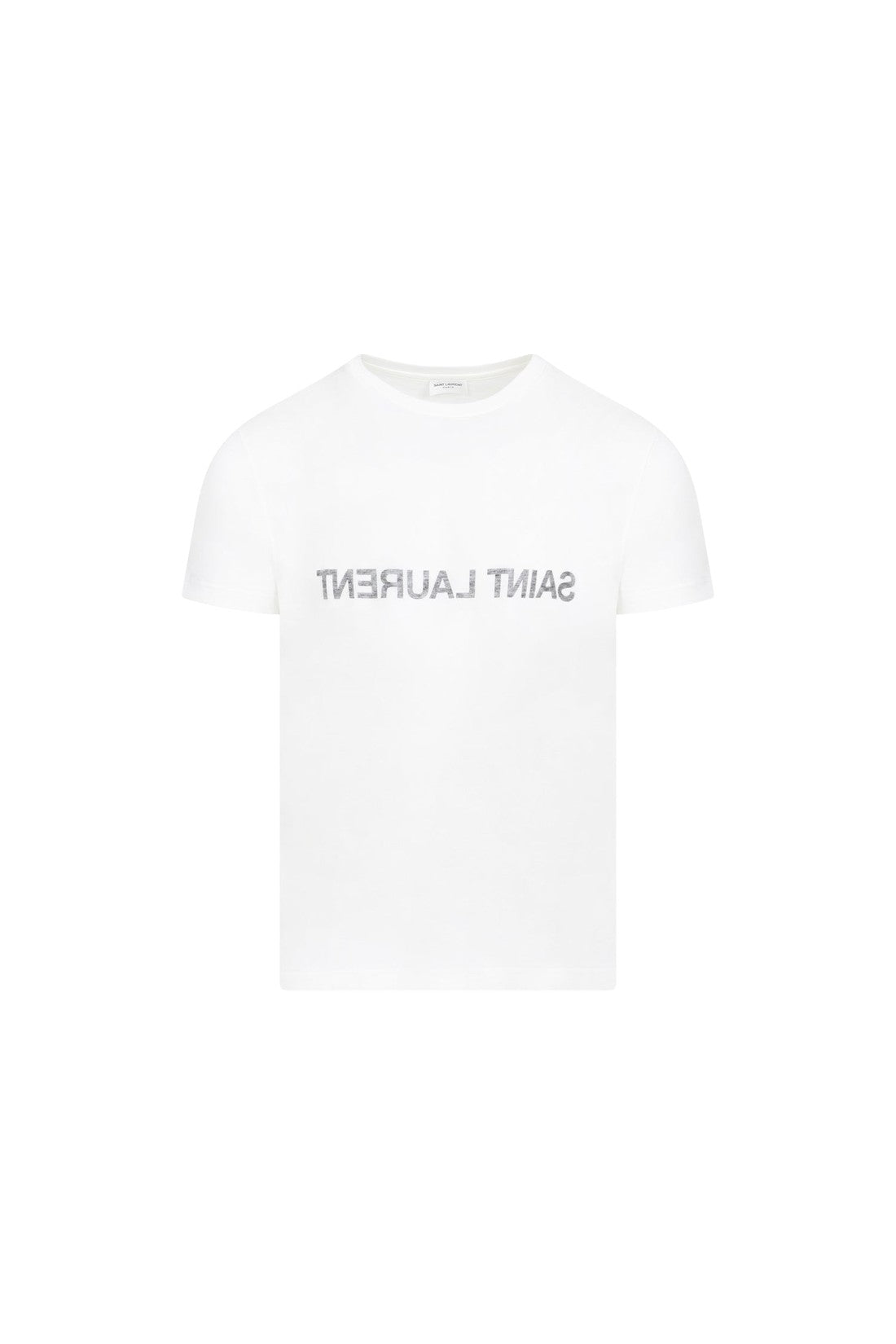 SAINT LAURENT-OUTLET-SALE-T-Shirt Weiss-ARCHIVIST