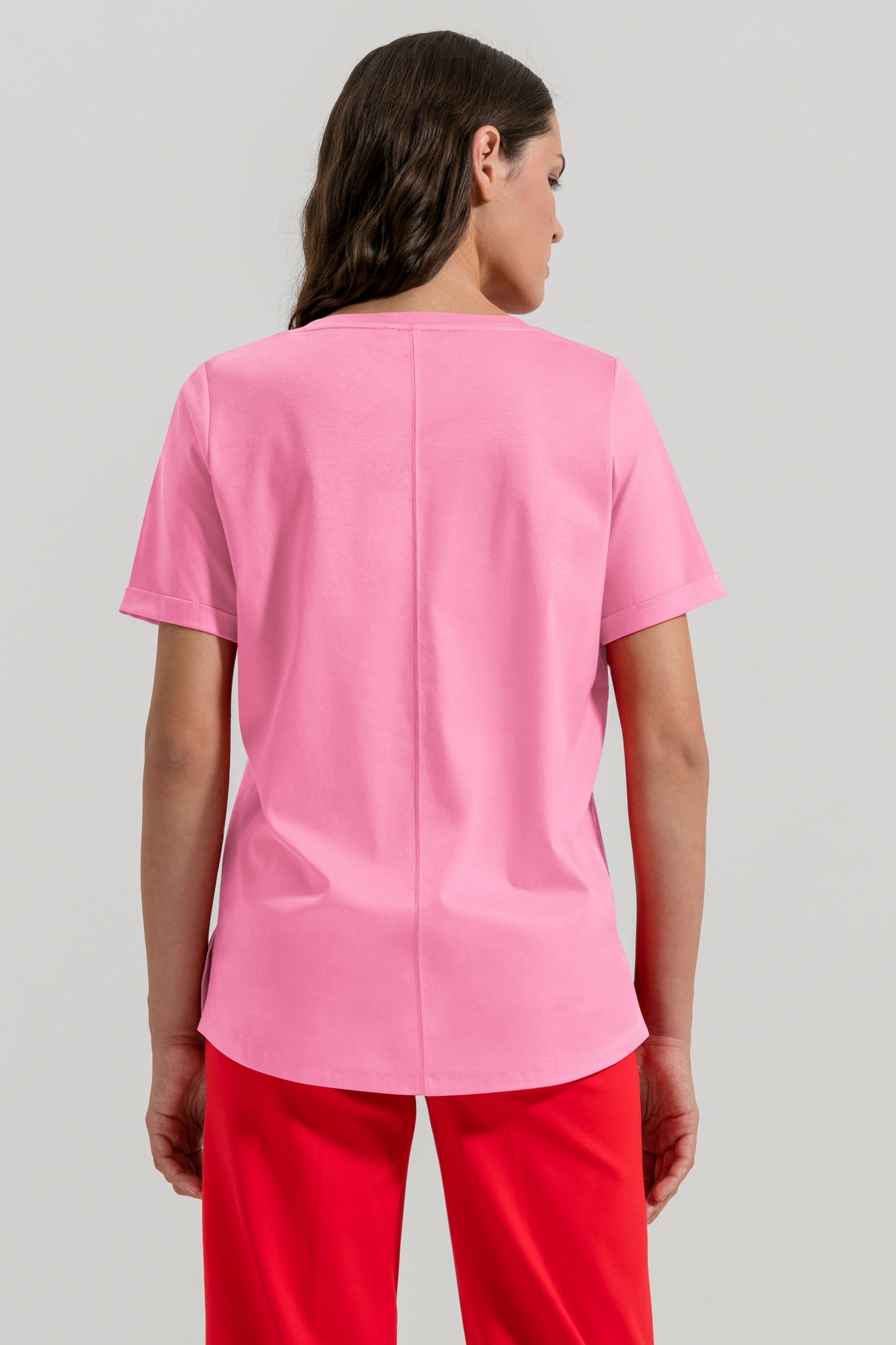 LUISA CERANO-OUTLET-SALE-T-Shirt aus Baumwolljersey-Shirts-by-ARCHIVIST