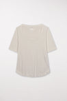 LUISA CERANO-OUTLET-SALE-T-Shirt aus Organic-Cotton-Shirts-36-oyster-by-ARCHIVIST