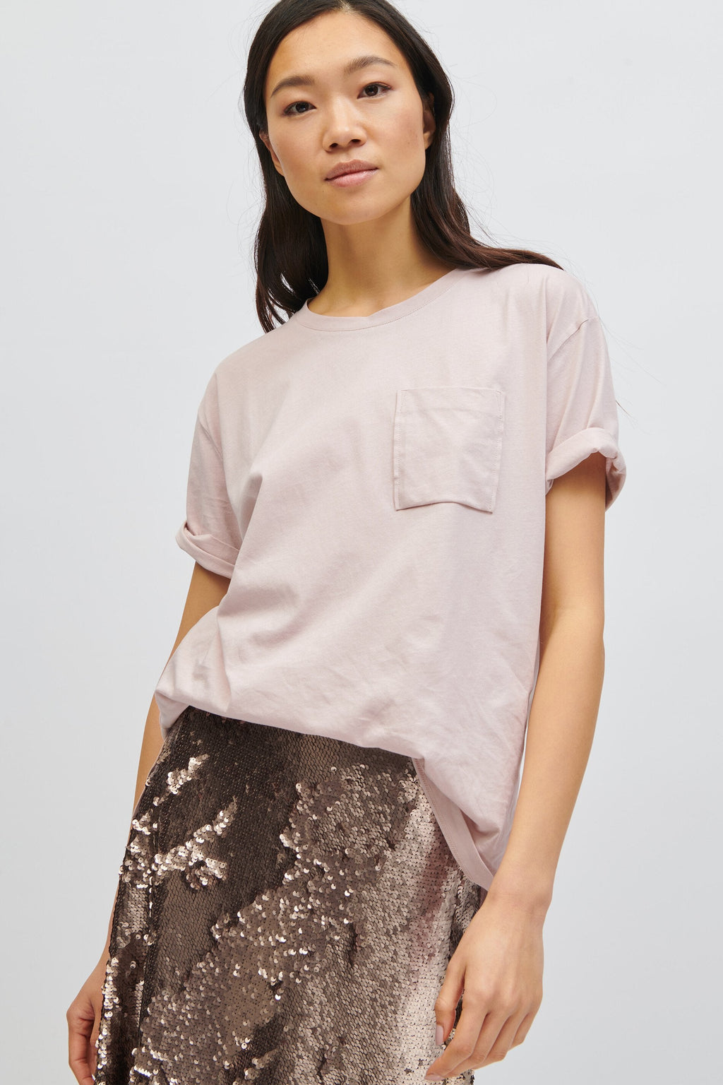 Luisa Cerano T Pink Geometric Printed Shirt 268274 3402 4479 main image 1