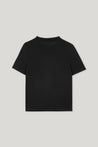 Luisa Cerano-T-Shirt mit Glitter-Print-Shirts-Black-Deal-Outlet-by-ARCHIVIST