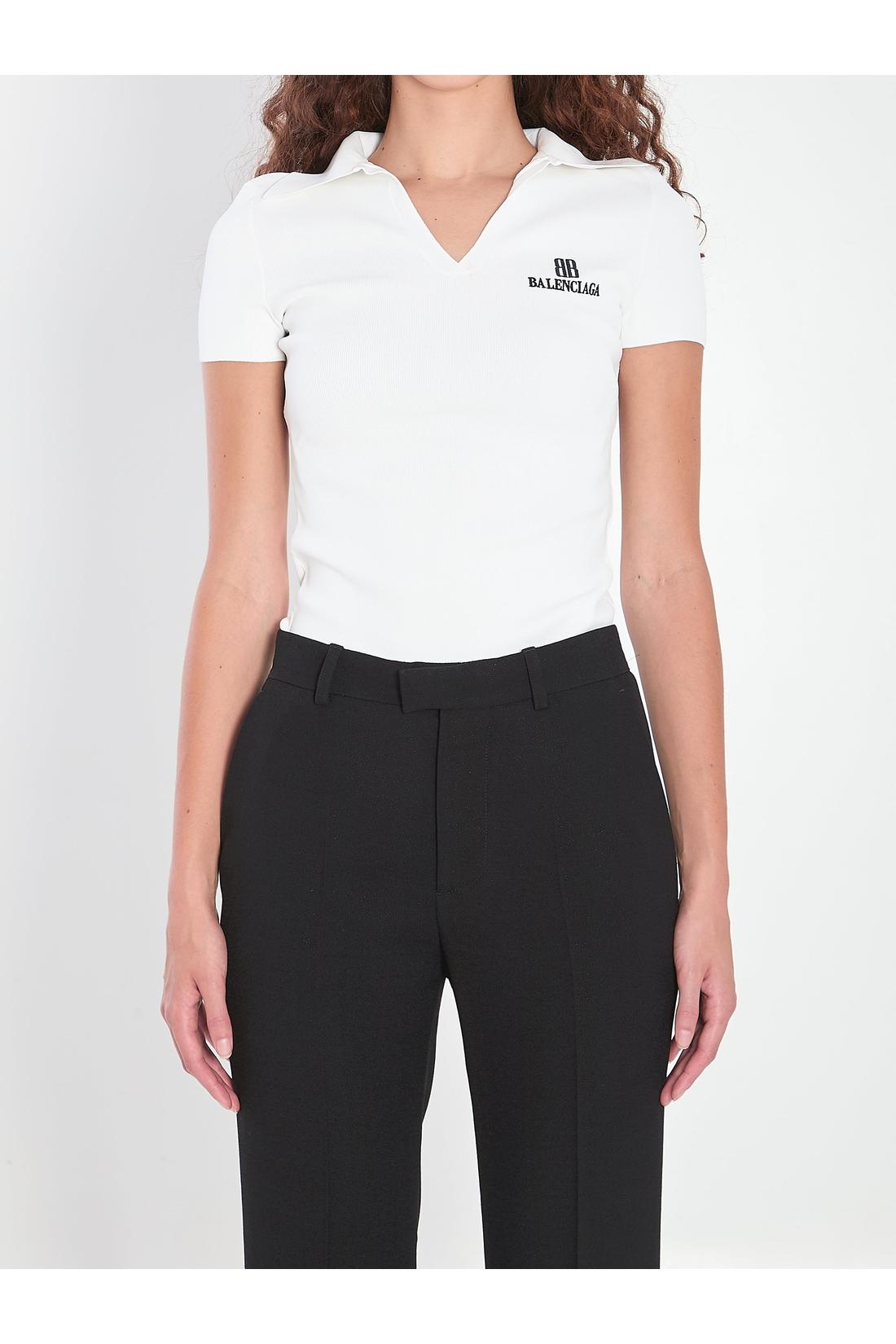 Balenciaga-OUTLET-SALE-T-Shirt with V-neckline-ARCHIVIST