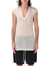 Rick Owens-OUTLET-SALE-T-Shirts & Polos BEIGE-ARCHIVIST