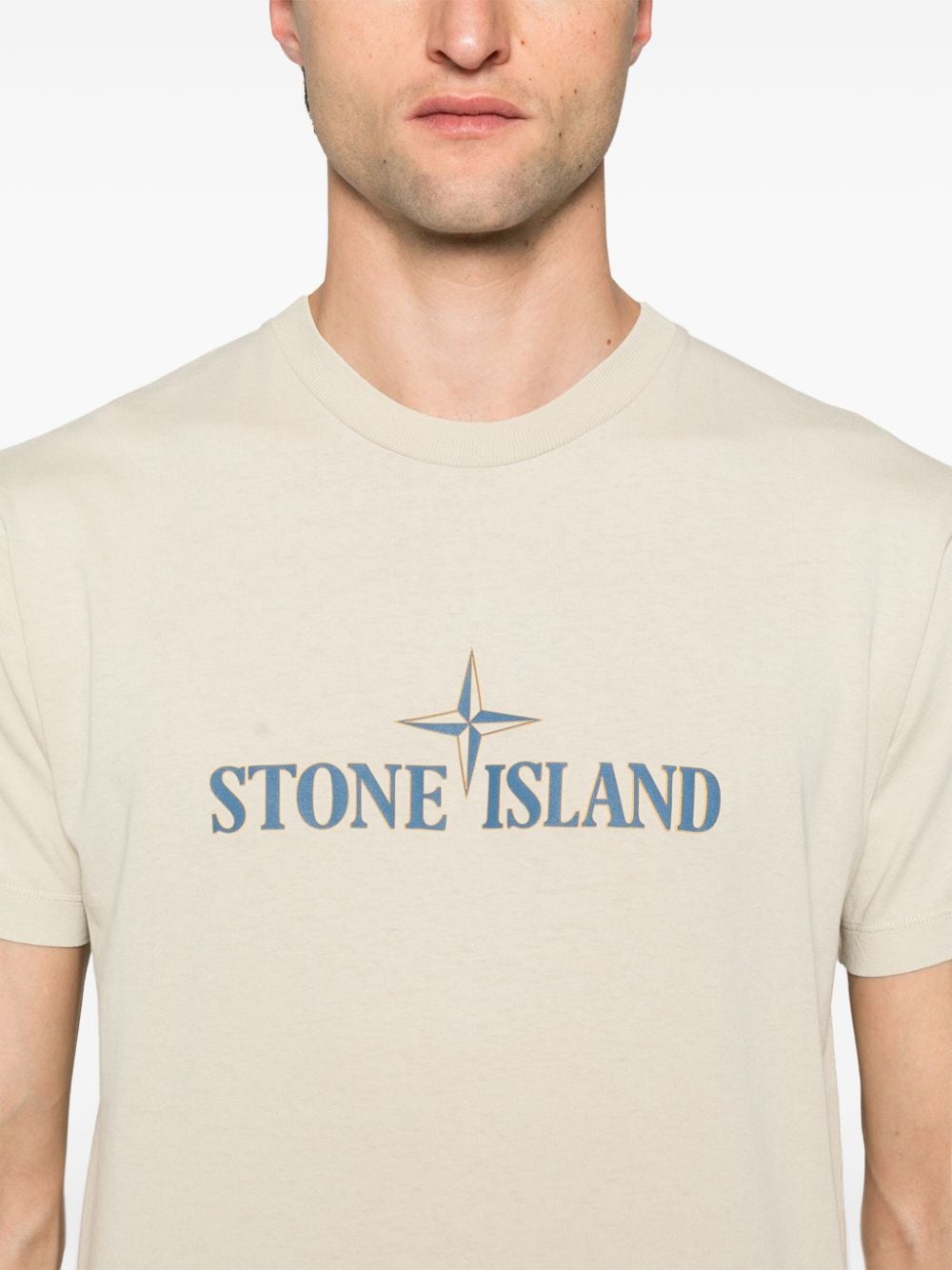 Stone Island-OUTLET-SALE-T-Shirts & Polos BEIGE-ARCHIVIST